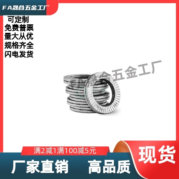 洛帝牢防松垫圈国产替代Nord-Lock楔形垫圈NL5S/6/8/1012 NL6SPSS