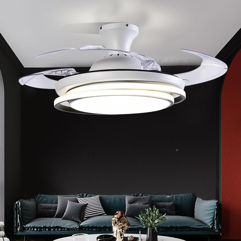 家风优北欧扇低楼层吸顶风扇灯餐厅客厅扇隐形风灯卧室风PL3126A