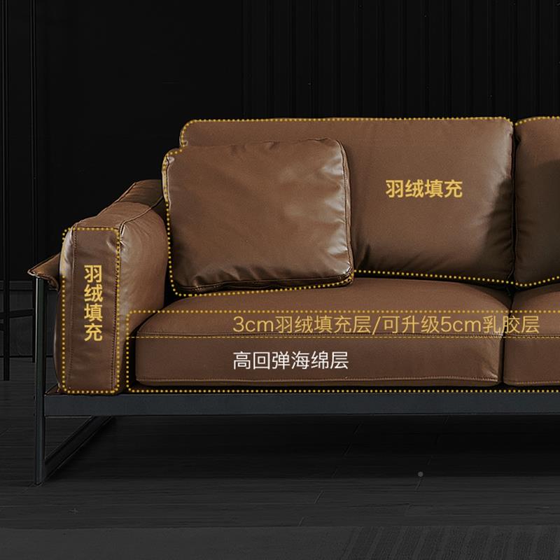 定做头A2层牛皮真皮实木沙季发夏沙发绒套硬海垫绵羽乳胶坐垫定制