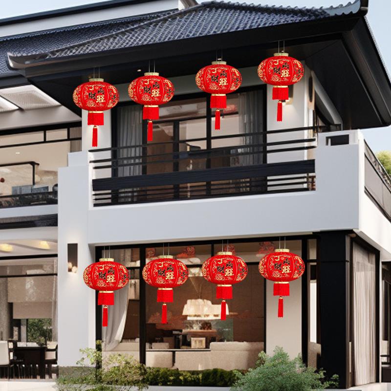 2025GKV新款大红灯笼吊灯挂灯件过年新春节年一喜庆大门口对阳台