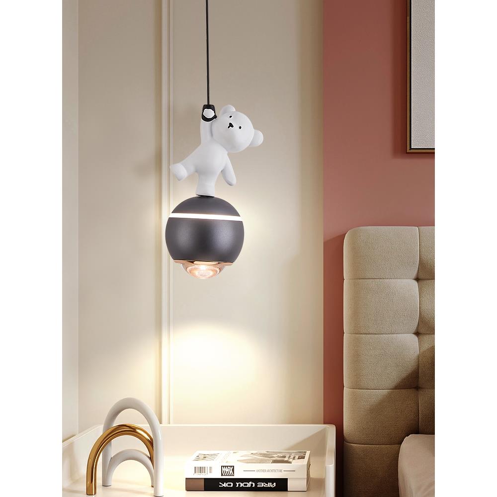 灿丽严选卧F8668升室小山丘吊高级感轻奢吧台儿童房床降头可触灯