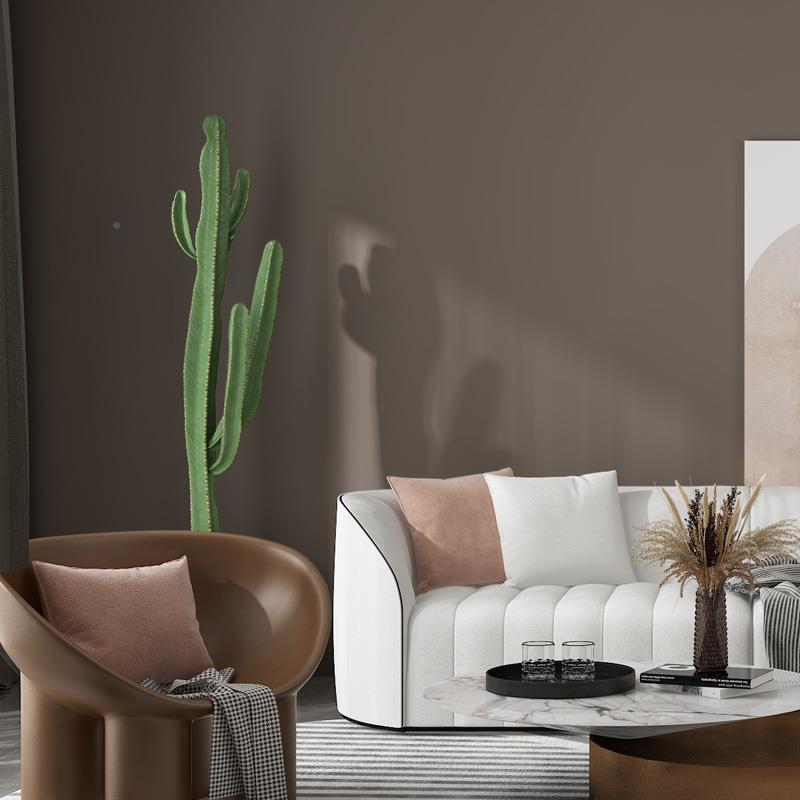 奶咖色奶茶色咖啡色淡黄黄无布墙纸卡米深其色背景墙壁纸非KS60XX