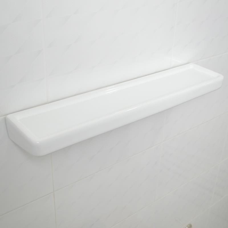 欧式化妆室镜ZSL子置物壁架挂室浴陶瓷简约化妆打孔挂架台单层收