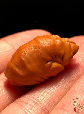 大25888猪蹄橄榄核单核雕坠男士高端手籽把件冷门挂件男款精吊雕