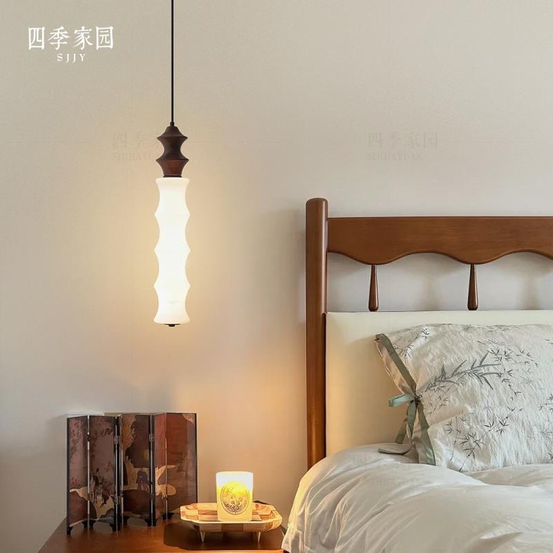 法式中古风厅卧室床头古灯吊MD-02-2灯宋式美学吊灯复餐吧台氛围