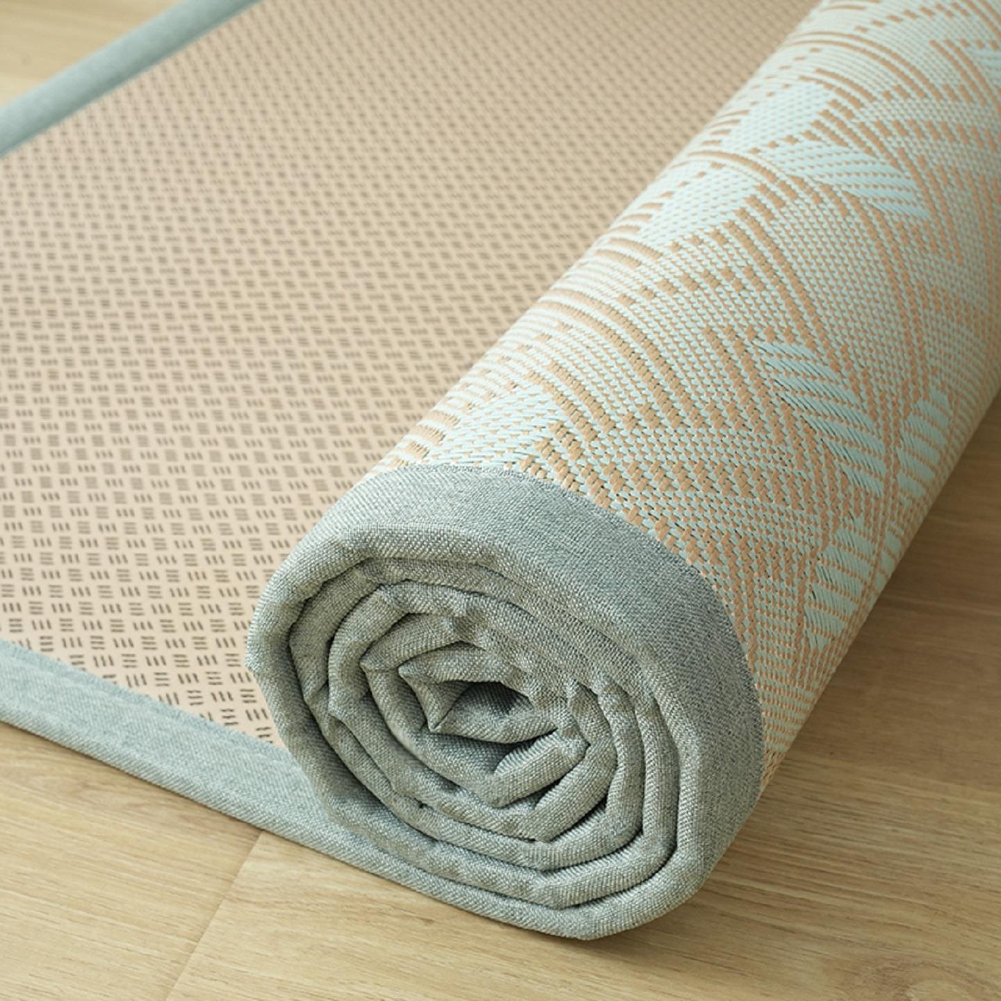 凉日YL-25Jun式榻榻米地垫加厚打地舖用专睡垫儿童席爬行夏垫天藤