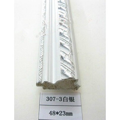 十字绣相框线条  客厅背景墙石膏线条 厂家直销307-3白银120米/件