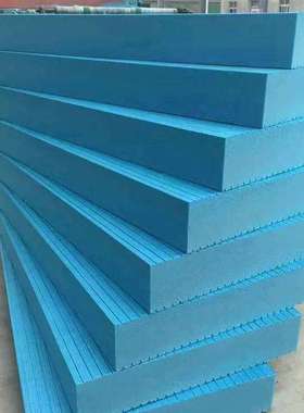 挤塑保温板加工 xps挤塑聚苯乙烯泡沫板 蓝色阻燃隔热挤塑板定制