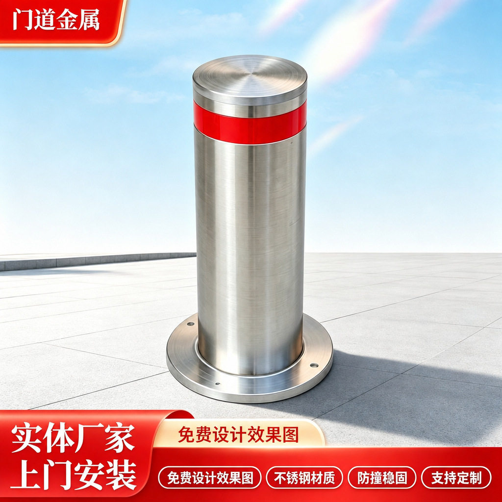 全自动升降柱防恐电动挡车柱学校液压防撞柱不锈钢智能升降柱