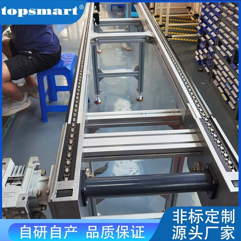 直销托盘输送线倍速线倍速链输送机一年质保08BS积放式输送机