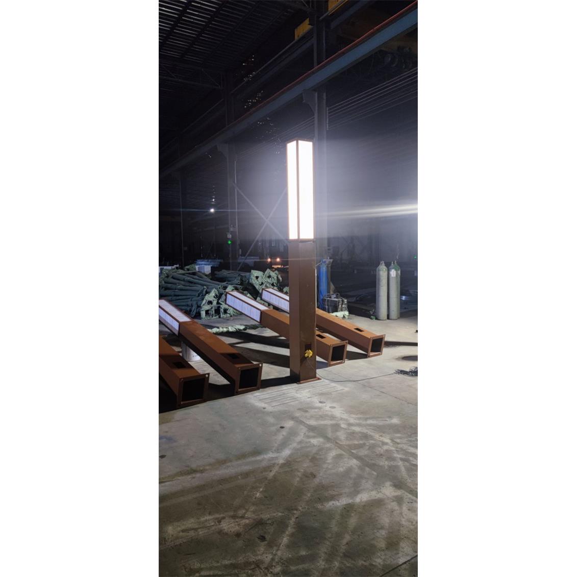 厂家直销3米亚克力灯罩丝印图案景观灯房地产网红小区选择庭院灯