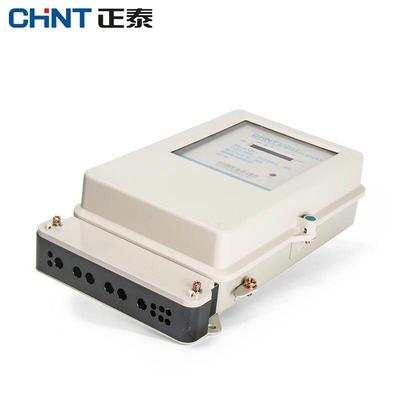 正泰三线相四电表DTS634三相电子式电能表380v电度6CHNT\/正表火