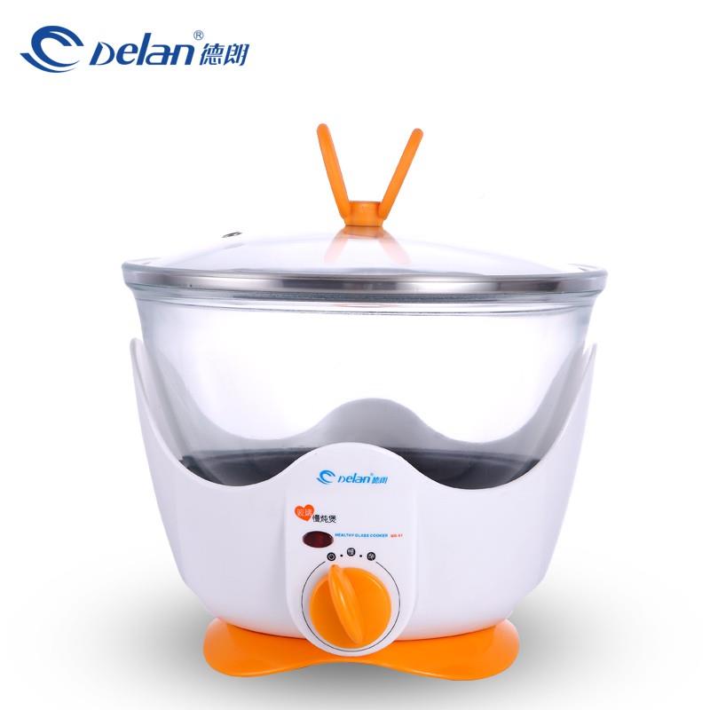 Delan/德朗 MD-0MD-011玻电炖养煲锅预约炖锅砂锅汤生锅大3L慢璃