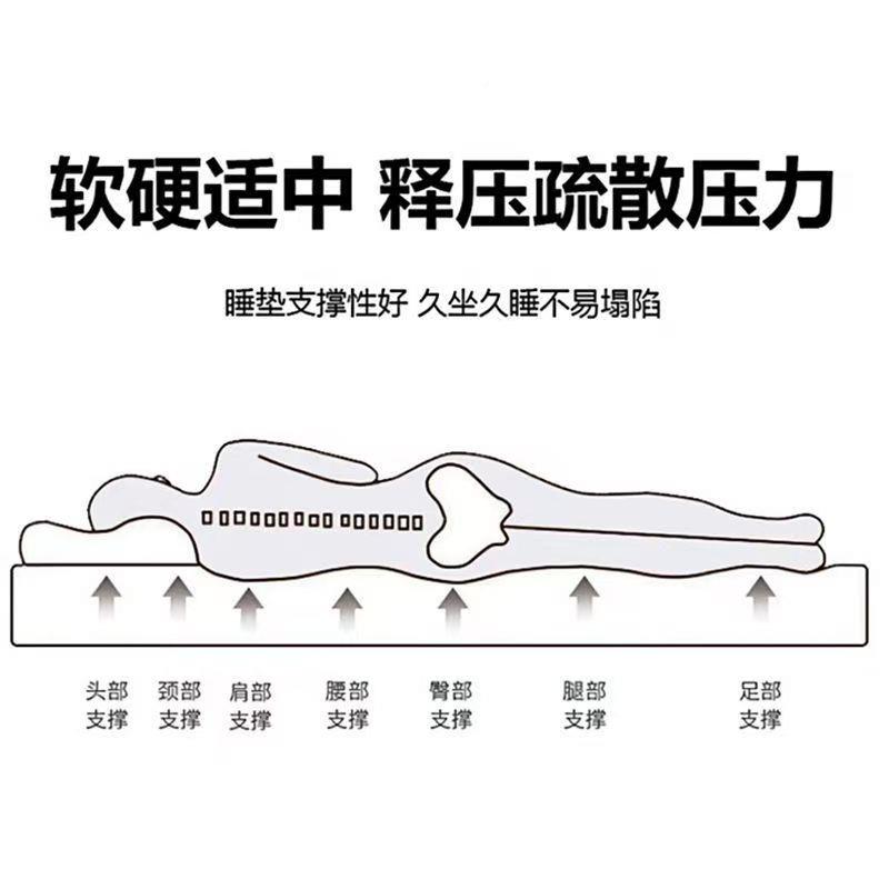 凉豆睡豆四季床垫榻榻A米地垫午睡类垫炕上专用垫卧室打地SRK铺觉