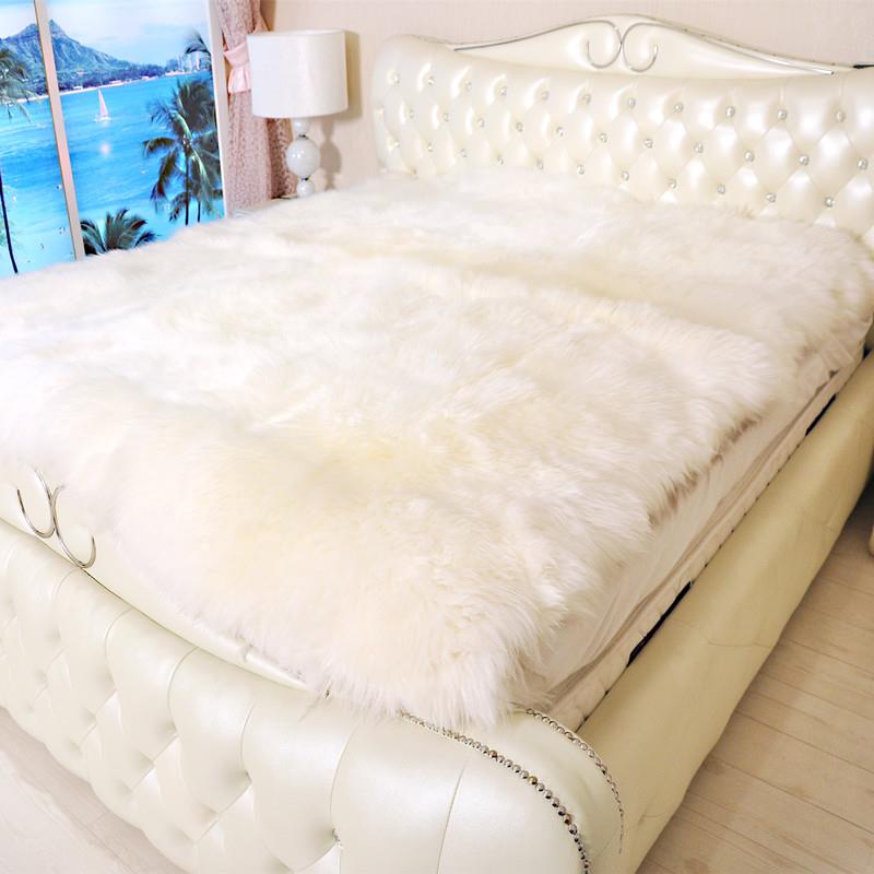 澳洲纯羊毛1羊毛5566床垫褥子皮毛一体.8叠m加厚保暖毯单双人榻榻