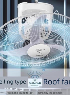 钻石牌吸顶风扇吊商顶天40638花学工程用遥控校楼顶扇摇吸头顶电