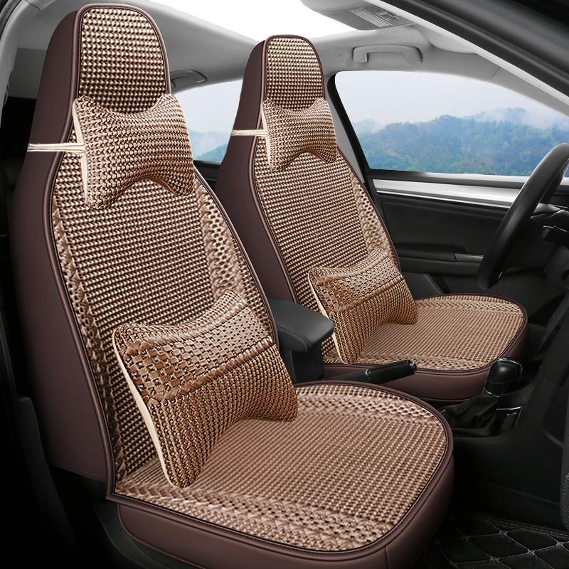 汽车坐垫体四季通用全包围编冰织丝工艺座套08AA8A8A夏季凉垫连座