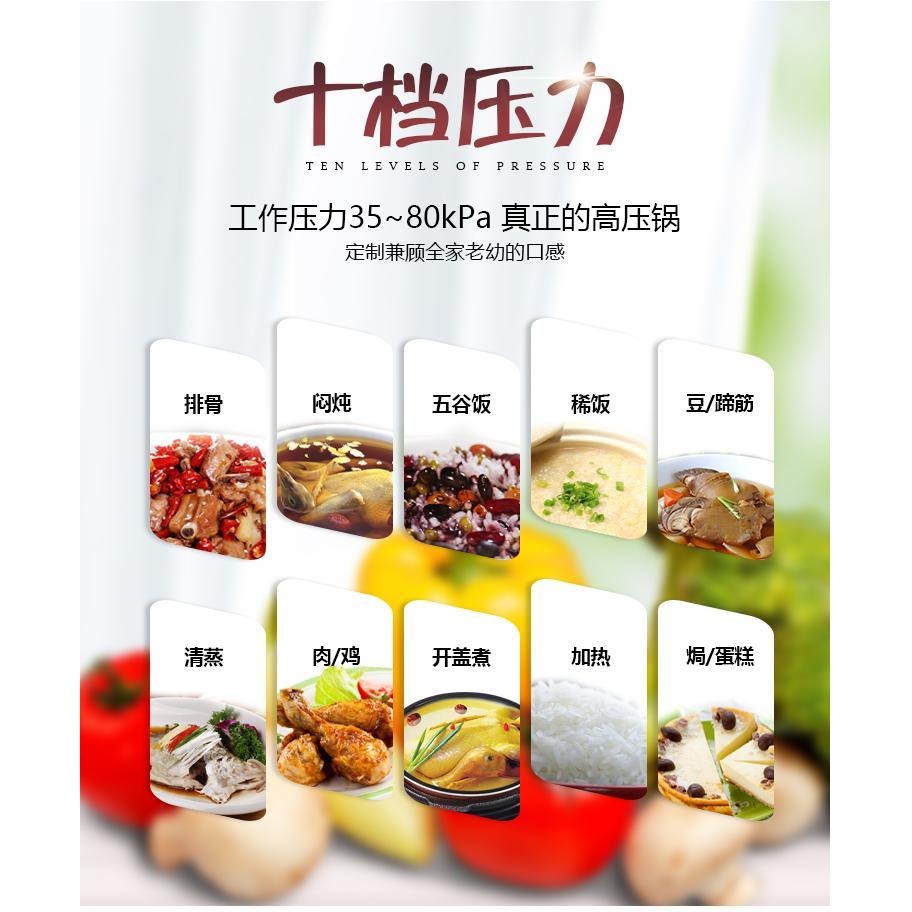 飞 电子压力械锅迷你小鹿高压智能机高子压家用电锅2CYSB30A2.5升