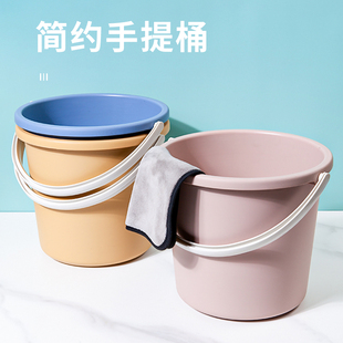 提手水桶家居洗车桶储物桶学生宿舍洗衣桶清洁桶钓鱼桶塑料家用