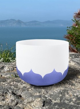 水晶钵颂钵音乐碗瑜伽入门寄出款6-12寸 打碗乐器水晶钵套装