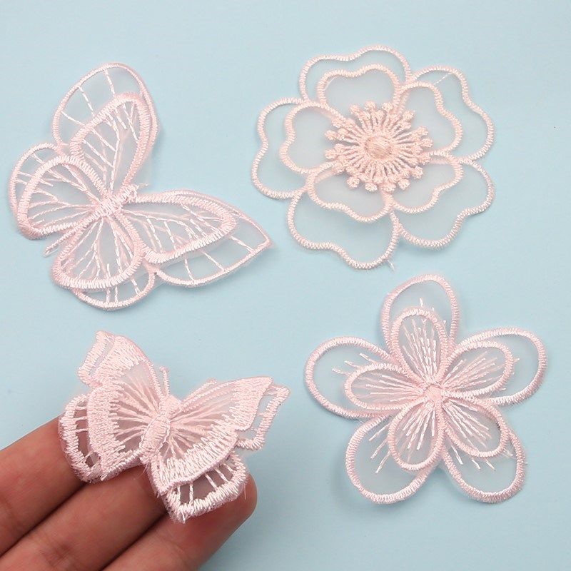 肉粉色蕾丝布贴雪纺衣服自粘补丁贴蚊帐窗帘网纱裙子破洞修补贴花,居家布艺,布贴,淘宝优惠券,粉丝福利购,淘宝优惠卷