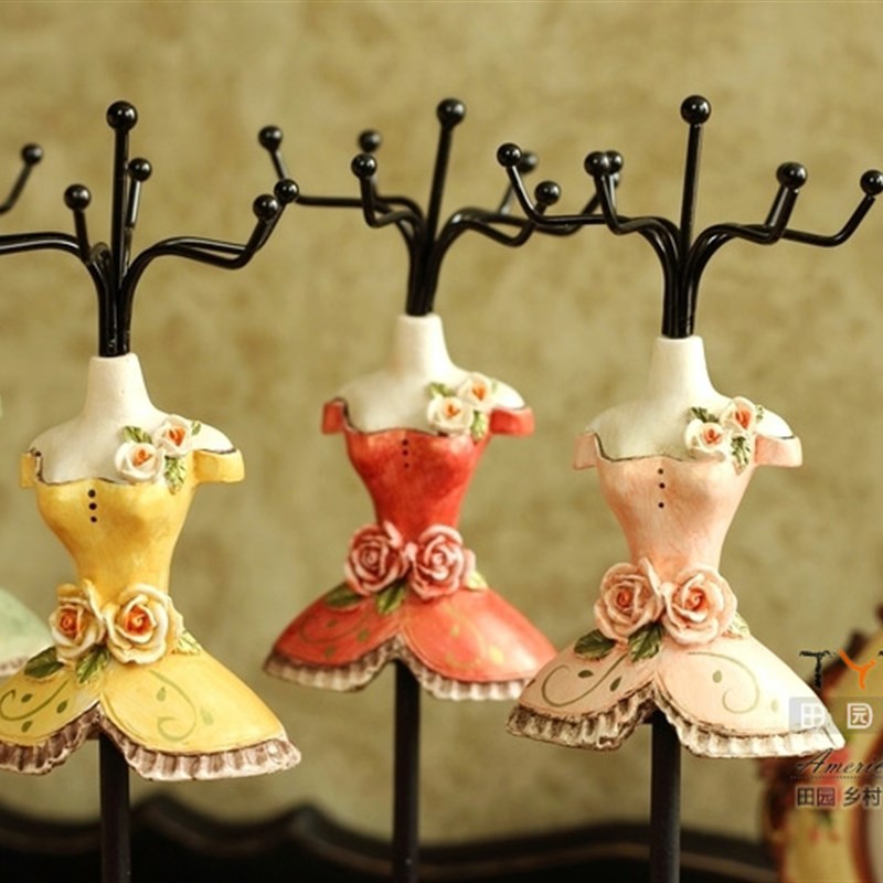 公主耳环架首饰架耳环架 梳妆台装饰摆件摆设 结婚送礼情人礼物