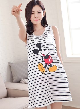 超大码睡裙女大红色吊带纯棉薄款无袖孕妇裙子睡衣女200斤胖mm5XL