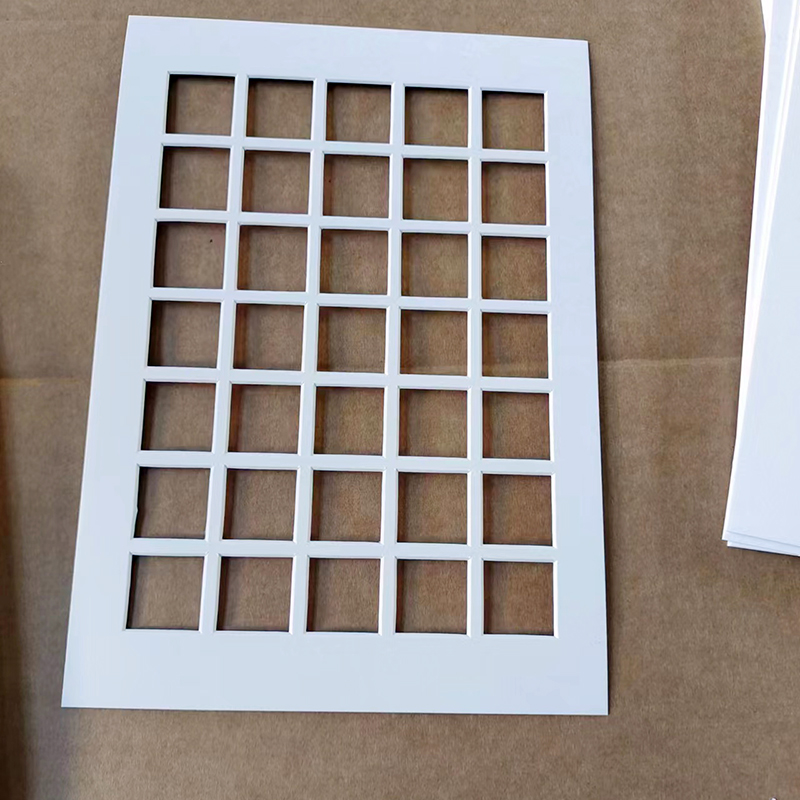四宫格卡纸白色装裱相框内衬卡纸九9正方型10*10油画棒20可定制25