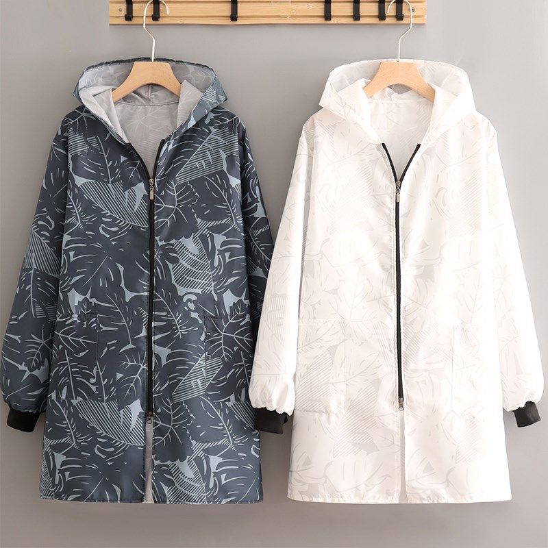 2023新款防水工作服女上班厨房罩衣围裙长袖男正穿拉链薄款透气