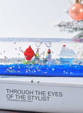 乘风破浪轻奢笔筒简约五月风漂流瓶永不翻青岛文创礼品手办礼