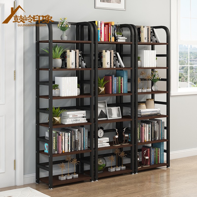 书架置物架落地简易儿童绘本架客厅实木省空间创意经济型多层花架