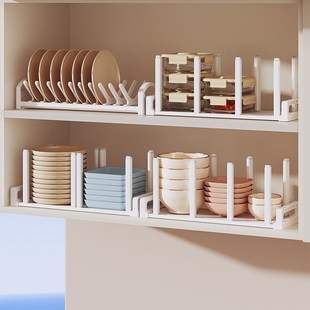 厨房碗碟收纳架橱柜内放碗盘子置物架小型家用台面抽屉内置柜子里