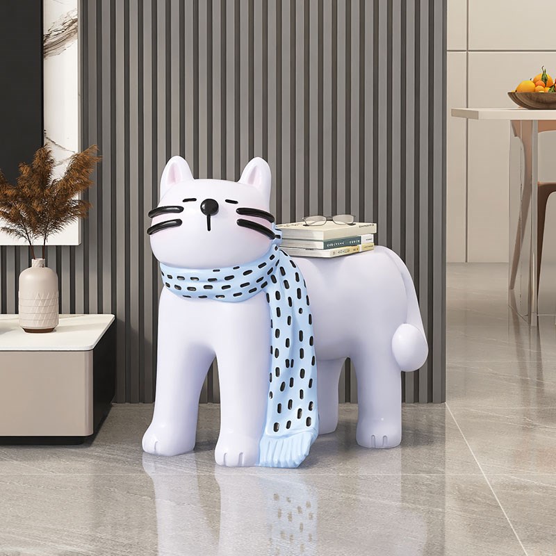 招财猫落地摆件大容量存钱罐只进不出客厅沙发边几床头柜乔迁礼物