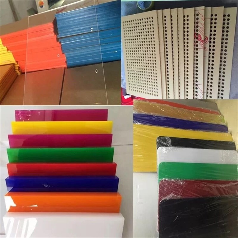 高透明亚克力板激光切割有机玻璃板材加工定制磨砂白色亞加力膠片
