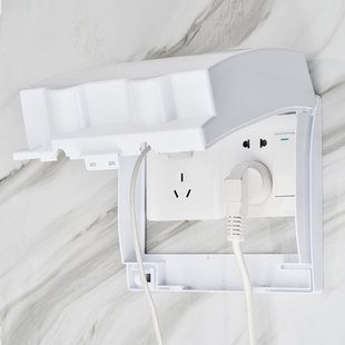 自粘式双86型开关防水盒卫生间插座防水罩加高两位防溅盒防水盖板