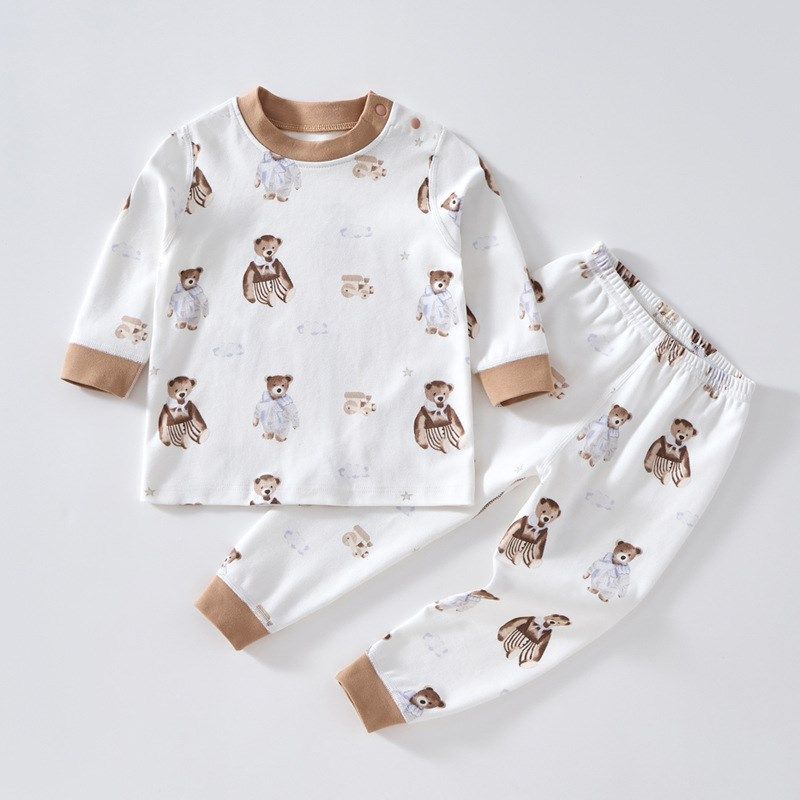 婴儿睡衣服秋冬款女宝宝男纯棉长袖套装秋衣秋裤分体婴幼儿童内衣,童装/婴儿装/亲子装,内衣套装,淘宝优惠券,粉丝福利购,淘宝优惠卷