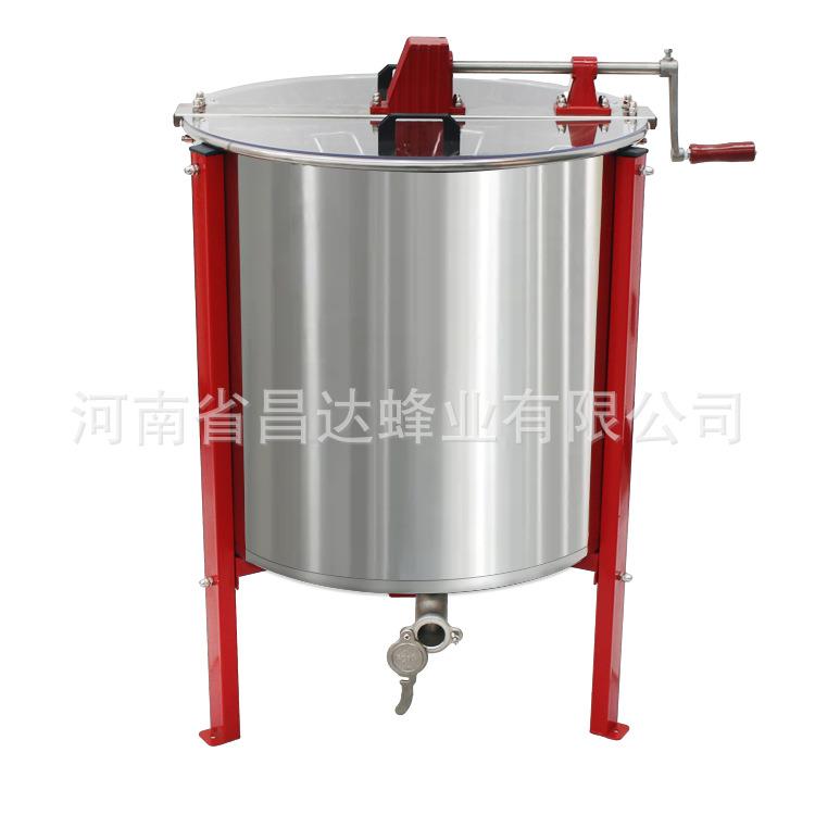 蜂旺8框手动摇蜜机不锈钢摇蜜机（带支架）蜂蜜风分离机打糖机