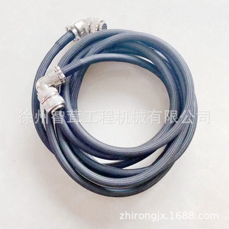 沃尔沃ABG78208820摊铺机电脑大线边控盒连接线电源线插头