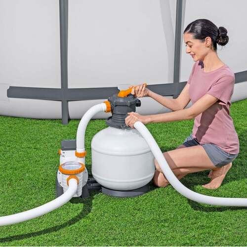 BESTWAY58486欧规砂过滤泵3000gal欧规砂滤器家用水池过滤配件