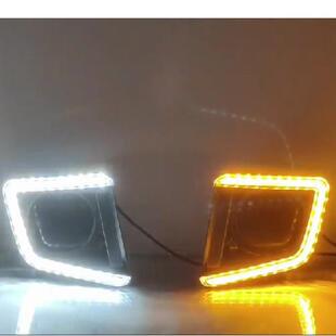 适用于14-21丰田坦途tunder日行灯LED日间行车灯转向灯前雾灯