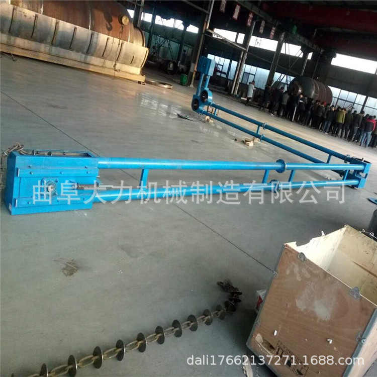 盘链推料式管链输送机无扬尘环保链式输料器管道密封输送机
