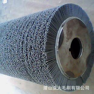 钢板打刷381磨抛光除锈毛织辊纺厂毛织纺厂磨料丝毛刷辊纺机械滚