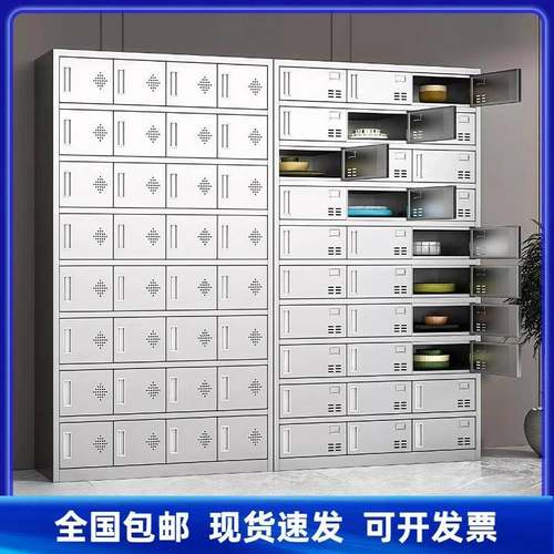 食堂碗员工餐柜厅带锁多门餐具柜34锈钢餐不锈钢餐不盘柜学0校饭