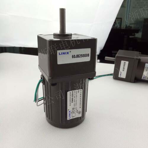 INIX联宜小型单相交流齿轮减速L电机2正反转马达YN60-22180-6/60J