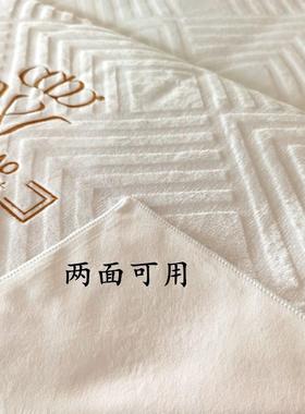 面绒足浴沙发巾四件套沐足双沙按摩床单足疗店发垫AL100427椅防滑