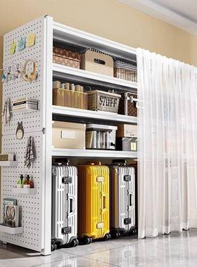 防尘帘物架多层家用货AL100455置架架行李箱地客厅收纳洞洞板储物