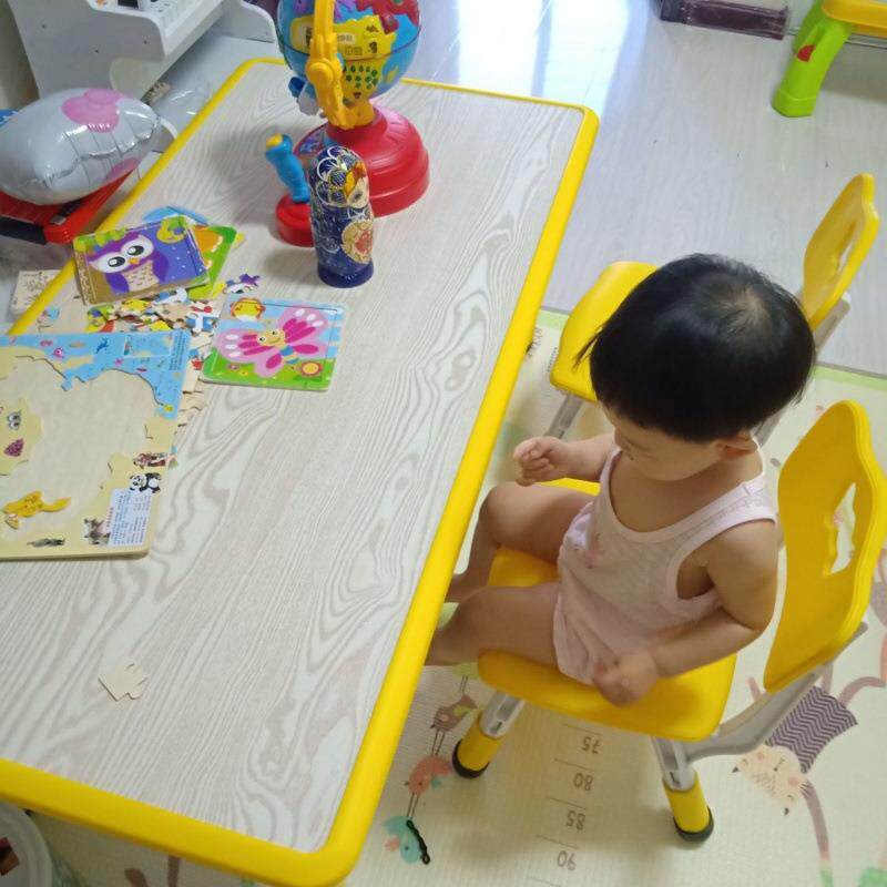 小吒幼儿园儿童桌椅套装见详情宝宝学习长课桌哪可升室内方形家降
