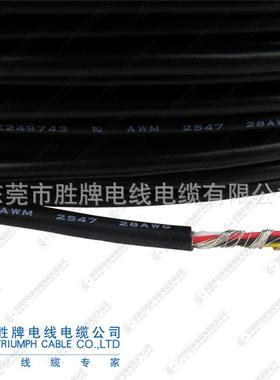 东莞线厂家L2多U854芯屏蔽线24#SEH材电子线