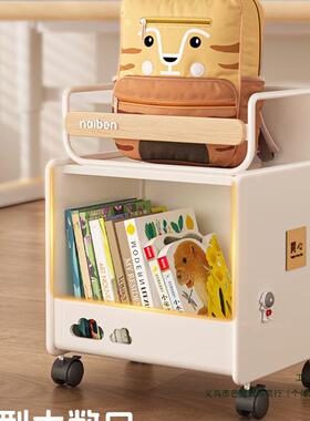 书包置F98TJMTJ物金属移架动柜小推车桌下儿书本架童学生收纳放置