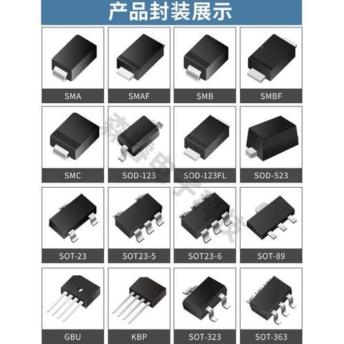 GBU610科范GBU封装直插式整桥堆SYEM扁桥整流器微3流50PC包装